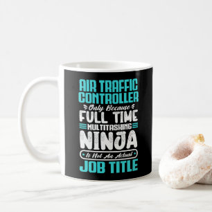Beruf des Fluglotsen Kaffeetasse