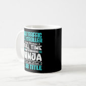 Beruf des Fluglotsen Kaffeetasse (Vorderseite Links)