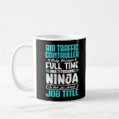 Beruf des Fluglotsen Kaffeetasse (Links)