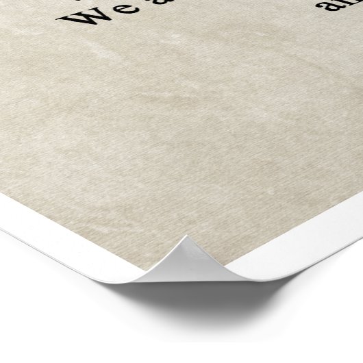 Beruf des Glaubens Poster (Ecke)