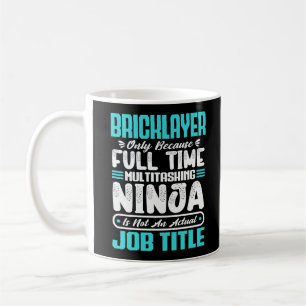 Beruf des Ziegelbauers Kaffeetasse
