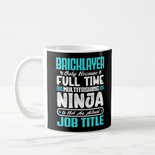 Beruf des Ziegelbauers Kaffeetasse (Links)