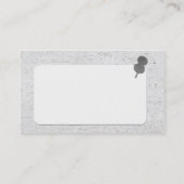 Beruf für Unternehmensdienstleistungen Visitenkarte (Rückseite)