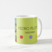 " BERUF, GARDENER " KAFFEETASSE (VorderseiteRechts)