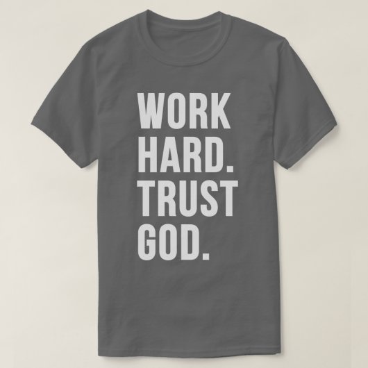 Beruf hart auf Gott 1 T-Shirt (Design vorne)