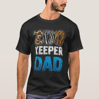Beruf Job Tier Safari Zoo Wärter Vater Zookeeper T-Shirt