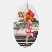 Beruf - Kellnerin - SRF Keramik Ornament (Rechts)