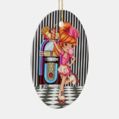 Beruf - Kellnerin - SRF Keramikornament (Rechts)