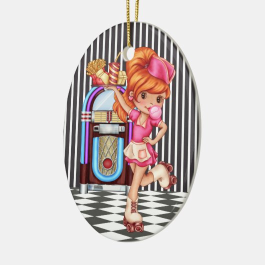 Beruf - Kellnerin - SRF Keramikornament (Links)