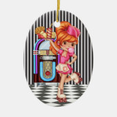 Beruf - Kellnerin - SRF Keramikornament (Vorne)