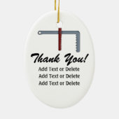 Beruf - Klempner - SRF Keramik Ornament (Hinten)