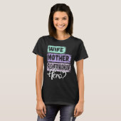 Beruf Mutter Heldin Mutter Fischerin 3 T-Shirt (Vorne ganz)