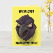 Beruf? Nie mehr! Raven Graphic Karte (Gelbe Blume)