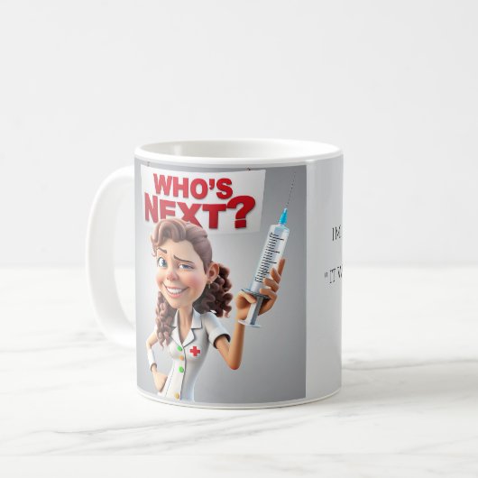 Beruf "NURSE" - Kaffeetasse (Vorderseite Links)