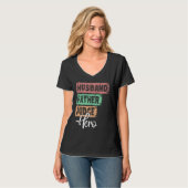 Beruf Papa Held Vater Richter T-Shirt (Vorderseite Vollansicht)