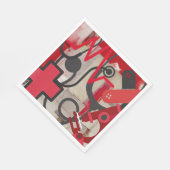 Beruf Serviette (Ecke)