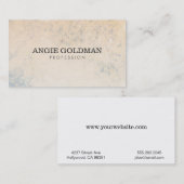 Beruf / Textur Visitenkarte (Vorne/Hinten)