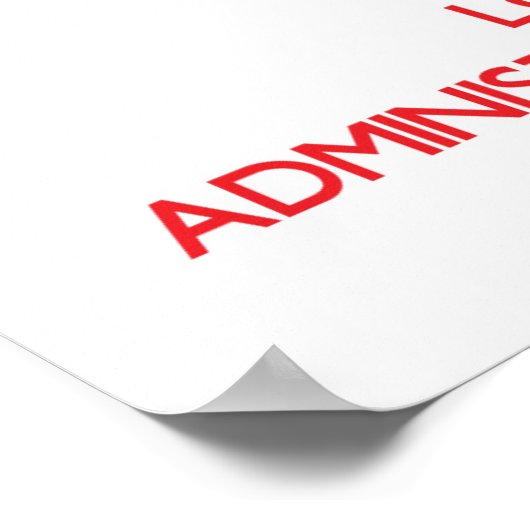 Beruf und Liebe als Verwaltungsassistent behalten Poster (Ecke)