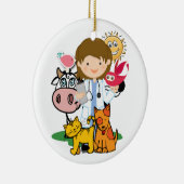 Beruf - Veterinärwesen - SRF Keramik Ornament (Rechts)