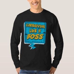 Beruf wie ein Boss Shirt Krankenschwester helfen I