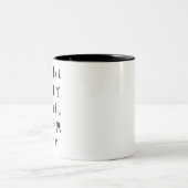 Berufe Zweifarbige Tasse (Mittel)