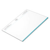 Beruflich 11" x 8,5" Notepad - 40 Seiten Notizblock (angewinkelt)
