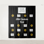 Beruflich 2 Schwarze Hintergrundbilder für Firmen Wandteppich (Vorderseite)