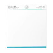 Beruflich 5.5" x 6" Notepad - 40 Seiten Notizblock (Vorderseite)
