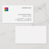 Beruflich anpassbare, moderne Logo-Vorlage Visitenkarte (Vorne/Hinten)