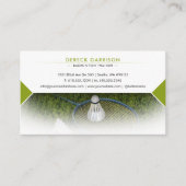 Beruflich Badminton Trainer | Coach Visitenkarte (Vorderseite)