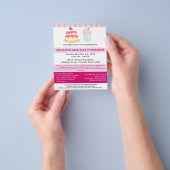 Beruflich Bake Sale Fundraiser Flyer (Gruppe)