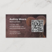 Beruflich Beauty Makeup Artist Visitenkarte (Vorderseite)