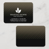 Beruflich Black Modern Visitenkarte (Vorne/Hinten)