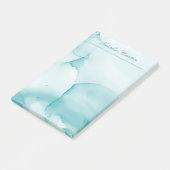 Beruflich Blau und Weiß Post-it Klebezettel (angewinkelt)