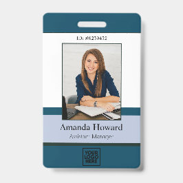 Beruflich Blue Custom Employee Foto ID Company Ausweis