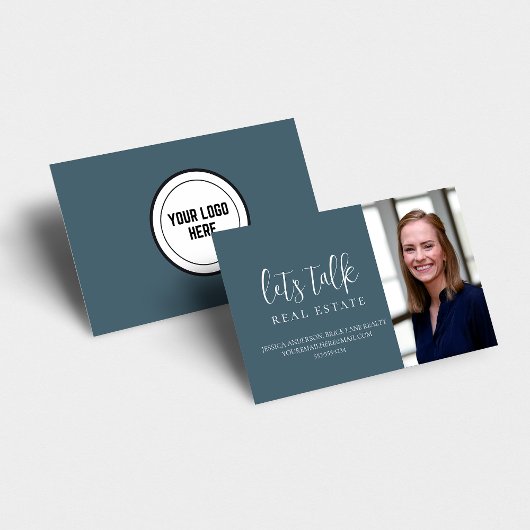 Beruflich Blue Real Anwesen Visitenkarte