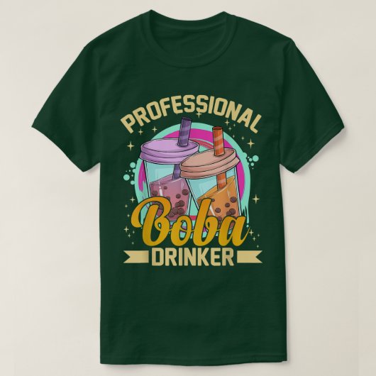 Beruflich Boba Drinker Funny Bubble Tee & Milch (Design vorne)