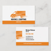 Beruflich Box Truck Moving Delivery Services Visitenkarte (Vorne/Hinten)