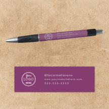 Beruflich-Branding-Minimalistisch-Berry-Logo-Promo
