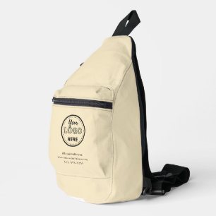 Beruflich-Branding-Minimalistisch-Promo-Logo Crossbody Bag