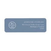 Beruflich-Branding-Minimalistische Logo-Periwinkle (Vorne)