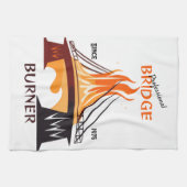 Beruflich Bridge Burner Geschirrtuch (Horizontal)