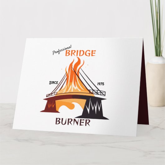 Beruflich Bridge Burner Karte (Vorderseite)