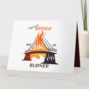 Beruflich Bridge Burner Karte