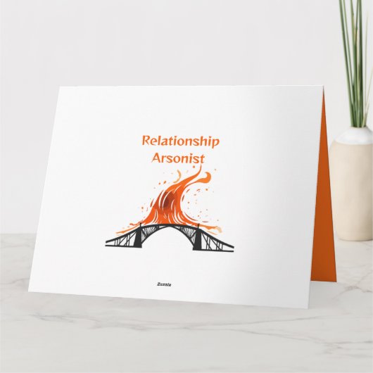 Beruflich Bridge Burner Karte (Rückseite)