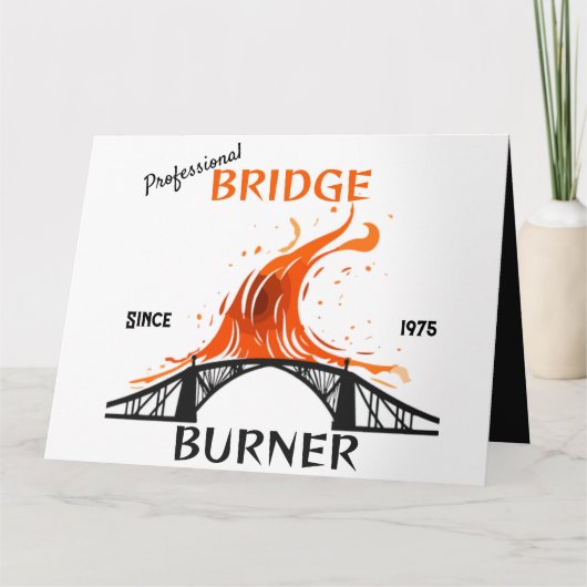 Beruflich Bridge Burner Karte (Vorderseite)