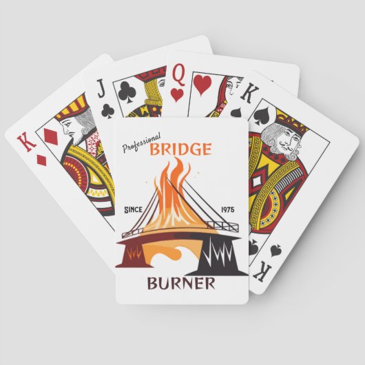 Beruflich Bridge Burner Spielkarten (Rückseite)