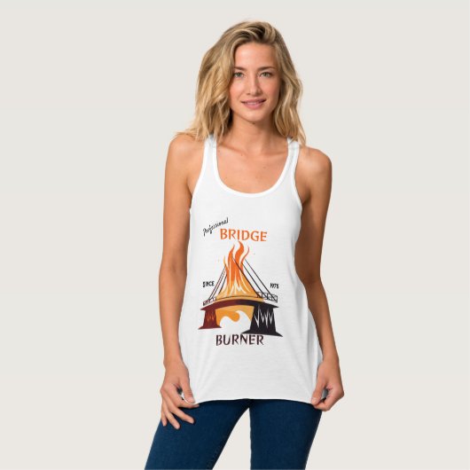 Beruflich Bridge Burner Tank Top (Vorderseite Vollansicht)