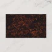 Beruflich Bronze Visitenkarte (Rückseite)