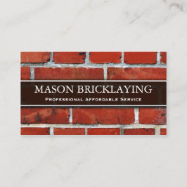 Beruflich Builder / Brickly Business Card Visitenkarte